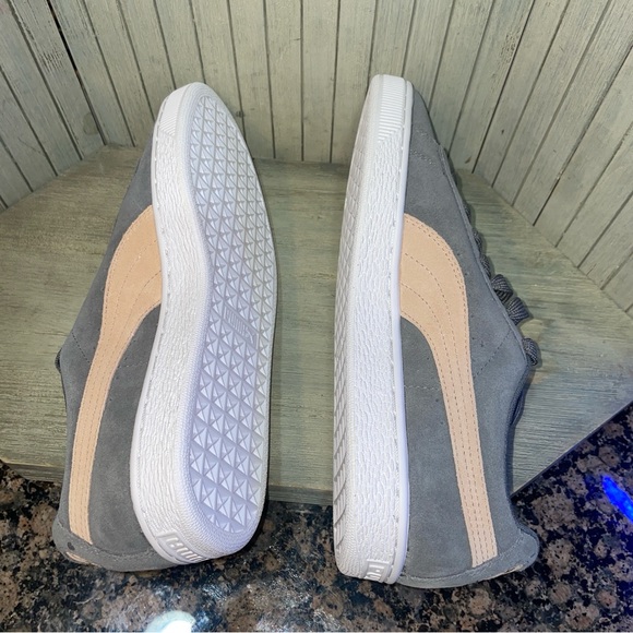 NWT Men’s Puma Suede Classic Castlerock Rose Sand Sneakers 8 - Picture 6 of 11